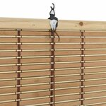 vidaXL Stores et Occultants Marron Clair 120 x 220 cm Bambou