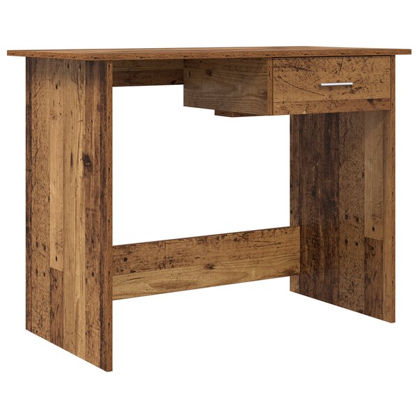 vidaXL Bureau Vieux bois 100 x 50 x 76 cm Bois d'ingénierie