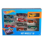 Hot wheels 10 pcs modèle voiture moulée sous pression  set 1:64 54886