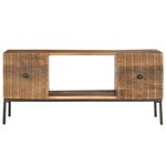 vidaXL Table basse 90x45x40 cm Bois de manguier massif