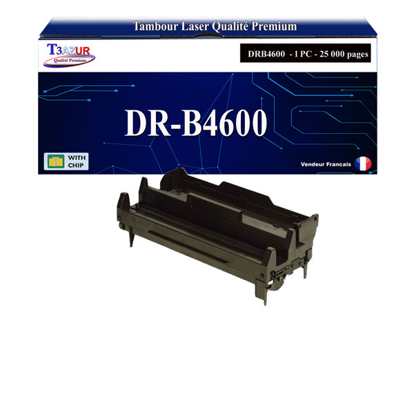 T3AZUR - Tambour compatible avec Oki B4400  B4400N  B4600  B4600N  ES4140  ES4160  ES4180
