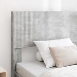 vidaXL Tête de lit Gris béton PB