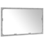 vidaXL Ensemble de meubles de salle de bain 3 Pièces gris béton