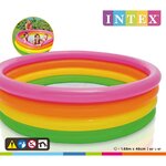 Intex Piscine gonflable Sunset 4 anneaux 168x46 cm