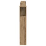vidaXL Armoire de tête de lit chêne artisanal 180x18 5x102 5 cm