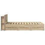 vidaXL Cadre de lit avec rangement Chêne Sonoma 80 x 200 cm