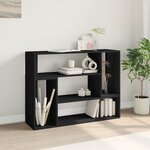 vidaXL Meubles TV 2 Pièces noir 100x30x50 cm bois d'ingénierie