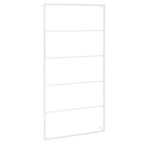 vidaXL Porte-serviettes Blanc 60x10x116 cm Acier