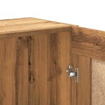 vidaXL Bibliothèque chêne artisanal 82 5x30 5x150 cm bois d'ingénierie