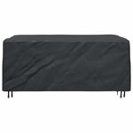 vidaXL Housse pour mobilier d'extérieur Noir 230 x 165 x 80 cm 600D