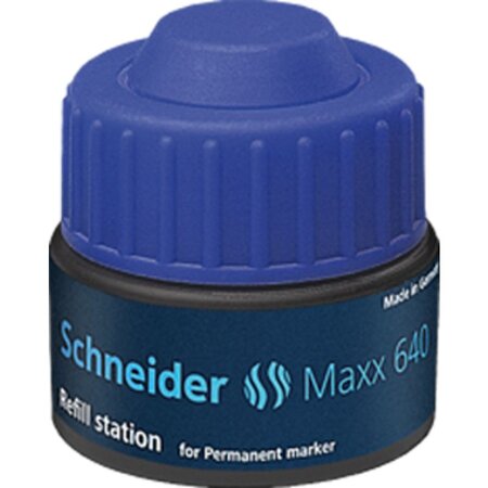 Station de recharge Maxx 640 bleu pour Marqueur permanent SCHNEIDER