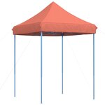 vidaXL Tente de fête 200 x 200 x 306 cm Terre cuite Tissu Oxford