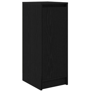 vidaXL Armoire à chaussures chêne noir 29 5x34x76 cm bois d'ingénierie