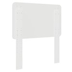 vidaXL Tête de lit Blanc Brillant 80 cm Bois d'ingénierie