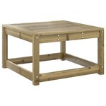 vidaXL Salon de jardin 8 Pièces bois de pin imprégné