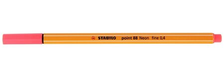 Stylo-feutre point 88 pointe fine 0 4 mm rouge fluo stabilo