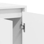 vidaXL buffet blanc Blanc Bois 135 x 41 x 75 cm Buffet blanc