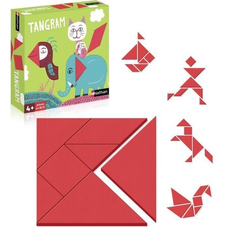 Nathan tangram jeu d'imagination enfant - La Poste