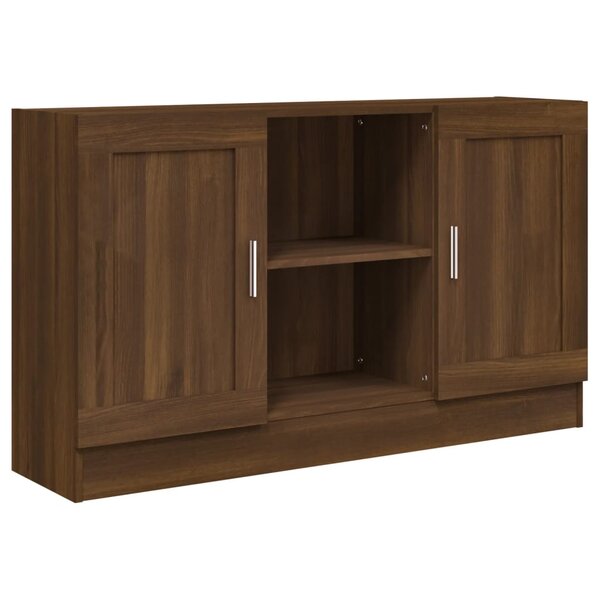 vidaXL Buffet Chêne marron 120x30 5x70 cm Bois d'ingénierie