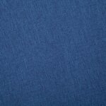 vidaXL Canapé à 2 places tissu bleu