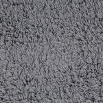 Vidaxl tapis de salle de bain 2 pièces tissu gris