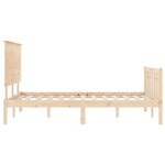 vidaXL Cadre de lit sans matelas 120x200 cm bois de pin massif
