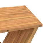 vidaXL Tabouret pliant 40x32 5x70 cm Bois massif de teck
