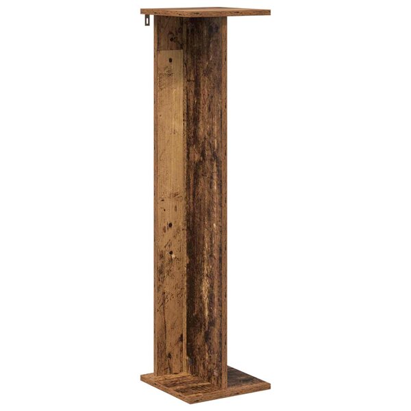 vidaXL Support de Plante Bois ancien 25 x 25 5 x 100 5 cm