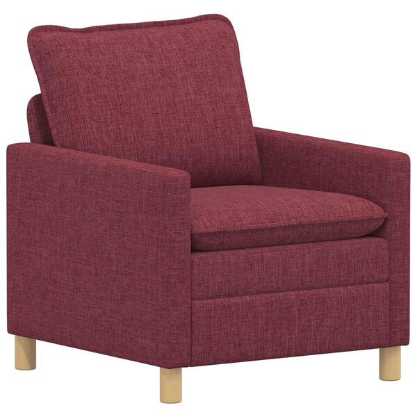 vidaXL Canapé Bordeaux 76 x 81 x 87 5 cm Tissu