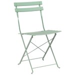 vidaXL Chaise de jardin pliante Pliant 2 Pièces Vert 42 x 46 x 82cm Acier