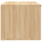 vidaXL Meuble TV Chêne sonoma 80x34x30 cm Bois d'ingénierie