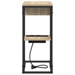 vidaXL Table de chevet Chêne Sonoma 41.5 x 26 x 60.5 cm