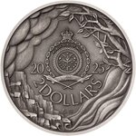 Pièce de monnaie en Argent 2 Dollars g 31.1 (1 oz) Millésime 2025 Mythological Creatures TROLL