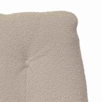vidaXL Fauteuil relaxant Gris clair 69 x 74 x 93 cm tissu
