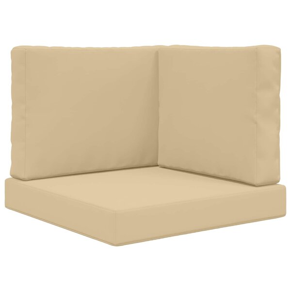 vidaXL Coussin de canapé d'extérieur Polyester Beige 60 x 60 cm