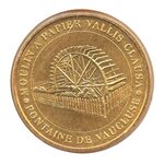 Mini médaille monnaie de paris 2007 - moulin à papier vallis clausa