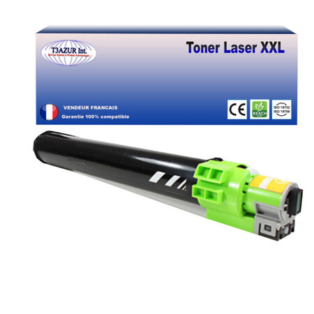 Toner compatible avec ricoh aficio mpc2800  mpc3300  mpc3001  mpc3501  - jaune - 15 000 pages - t3azur