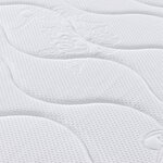 vidaXL Matelas à ressorts Bonnell Moyen 80 x 200 cm Blanc