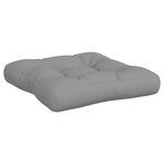 vidaXL Coussins de palette lot de 3 gris tissu