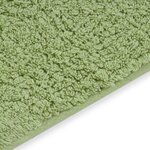 vidaXL Jeu de tapis de salle de bain 3 Pièces Tissu Vert