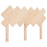 vidaXL Tête de lit 132x3x81 cm Bois massif de pin