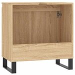 vidaXL Armoire de bain chêne sonoma 58x33x60 cm bois d'ingénierie