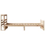 vidaXL Cadre de lit avec tête de lit sans matelas 75x190 cm