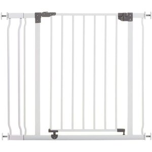 Barrière de sécurité et extensionLiberty s'adapte à des ouvertures comprises entre 84 et 90 cm de largeur Blanc