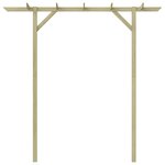 vidaXL Pergola de jardin 205 x 40 x 203 cm Bois