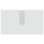 vidaXL Ensemble de mobilier de salle de bain 3 Pièces Blanc brillant