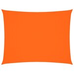 vidaXL Voile de parasol tissu oxford rectangulaire 5x7 m orange