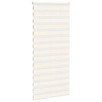 vidaXL Store zèbre beige marbré largeur du tissu 90 9 cm polyester