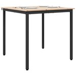 vidaXL Table de salle à manger / Table de repas Naturel