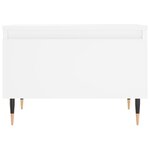 vidaXL Tables basses 2 Pièces blanc 50x46x35 cm bois d'ingénierie